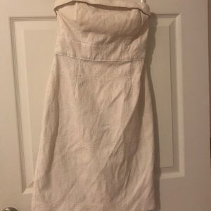 White cocktail or brunch dress